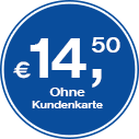 14,50 € ohne Kundenkarte